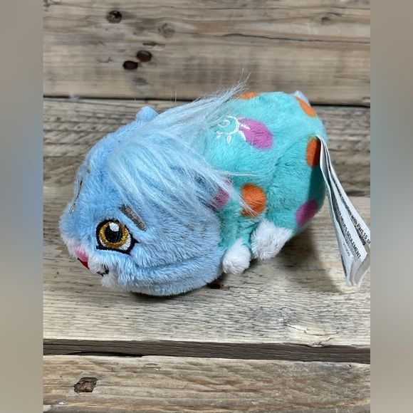 Zhu Zhu Pets Cepia Spin Master Hamster 2017 Blue Polka Dot 5” Sound Movement Toy - Picture 2 of 10